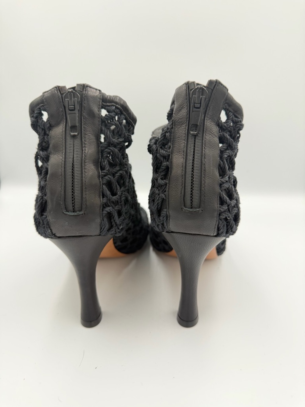 Celine by Phoebe Philo Macramé Netted Ankle Boots - Picture 3 of 8